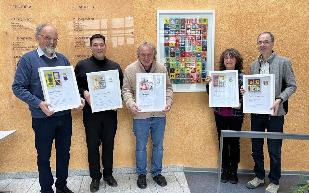 Kunstwerk verbindet Denzlingen und Partnergemeinden