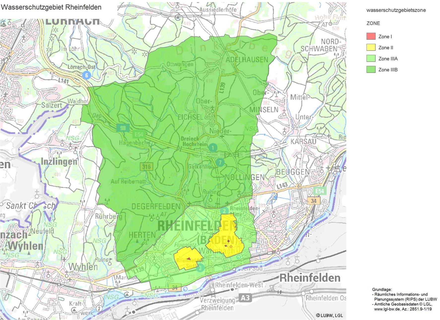 Neue Wasserschutzgebiete in Rheinfelden und Efringen-Kirchen