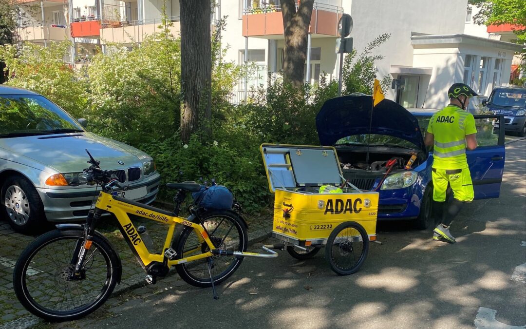 ADAC-Pannenhilfe in Freiburg kommt wieder per E-Bike