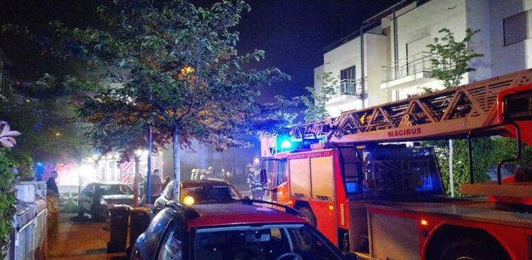 Brand in einem Mehrfamilienhaus in Freiburg