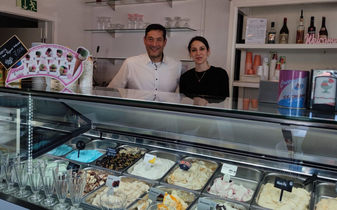 Denzlingen: Eisdiele Gelato Giulietta feiert Neustart im Mühlencafé