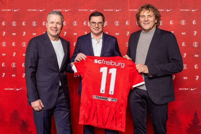 SC Freiburg verlängert Vertrag mit NIKE und 11teamsports