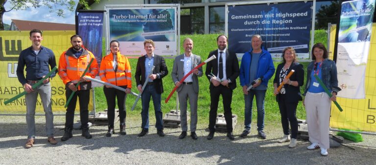 Glasfaser für Schallstadt: Ausbau für schnelles Internet gestartet