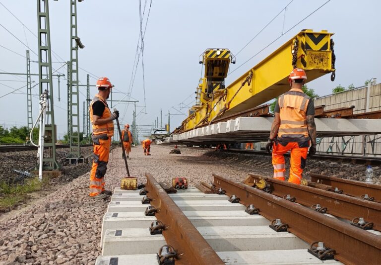 Rheintalbahn: DB schließt Gleisbau Müllheim–Auggen ab