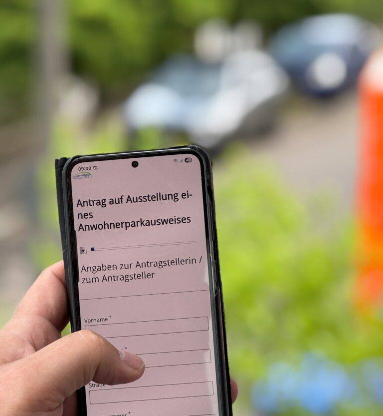 Bewohnerparkausweis in Weil am Rhein jetzt online beantragen