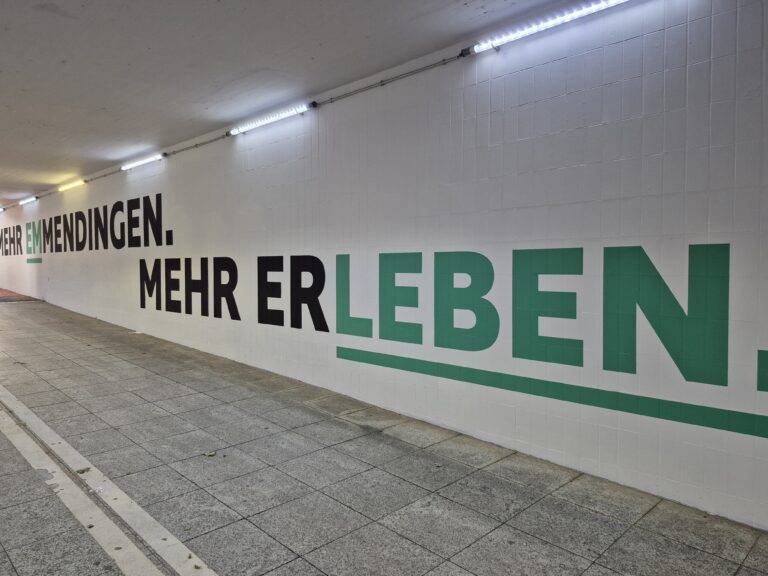 Bahnhofsunterführung Emmendingen neu gestaltet