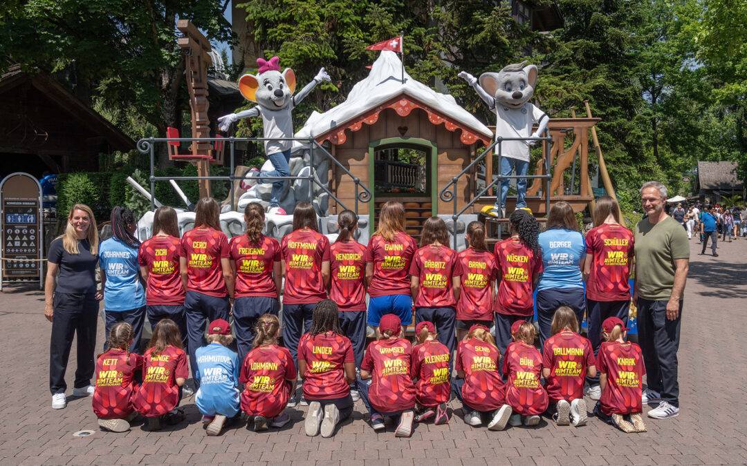 Frauen-EM-Kader im Europa-Park Rust vorgestellt