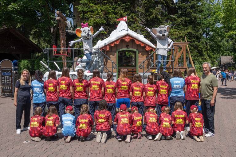 Frauen-EM-Kader im Europa-Park Rust vorgestellt