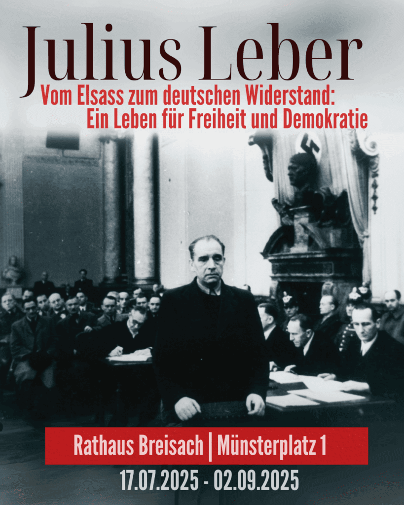 Ausstellung über Julius Leber im Rathaus Breisach