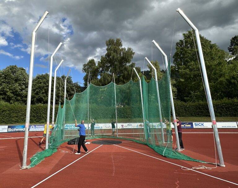 Waldkirch: Neue Diskuswurfanlage im Elztalstadion fertig