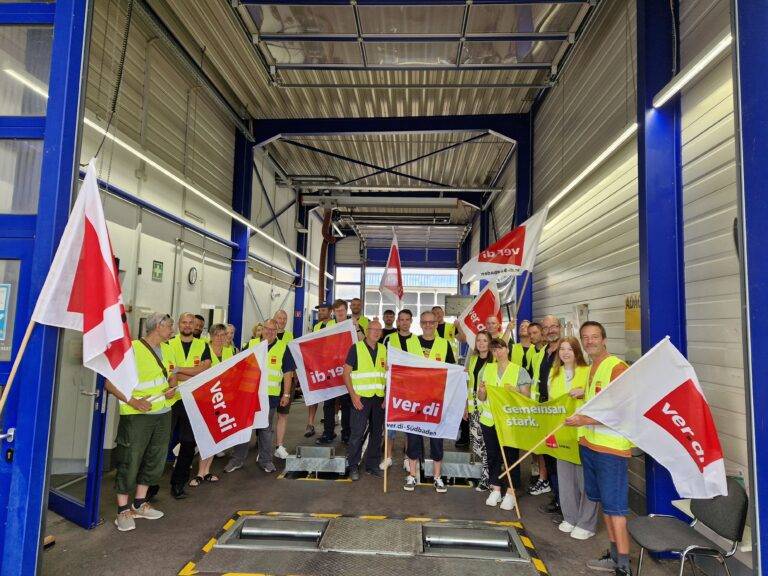 ver.di Warnstreiks bei TÜV SÜD in Südbaden gestartet