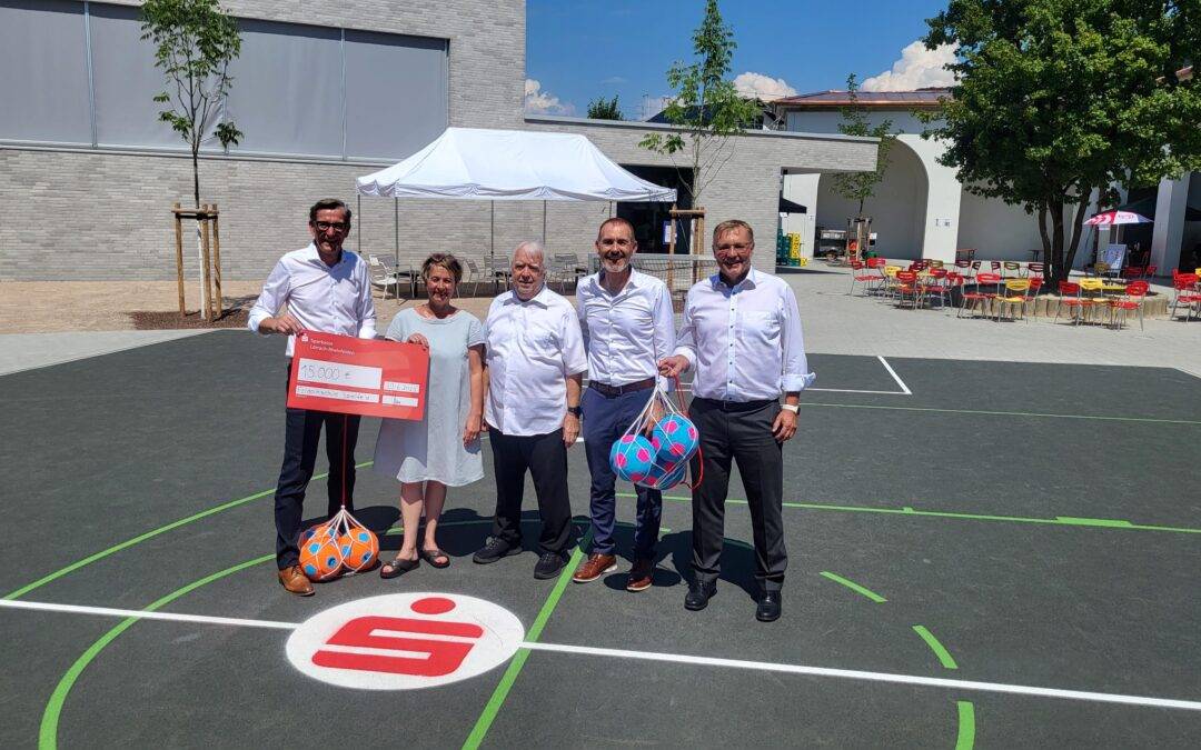 Neuer Sportbelag an Fridolinschule Lörrach