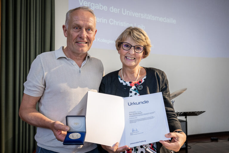 Christian Streich erhält Universitätsmedaille in Freiburg