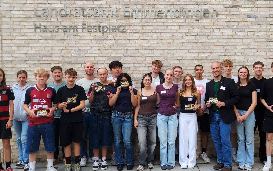 Emmendingen: Jugendforum mit MdL Rüdiger Tonojan