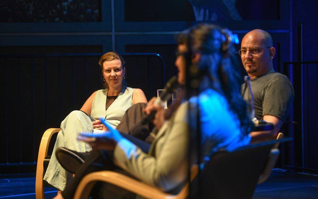 Live-Podcast „Litfass“ beim STIMMEN-Festival in Lörrach