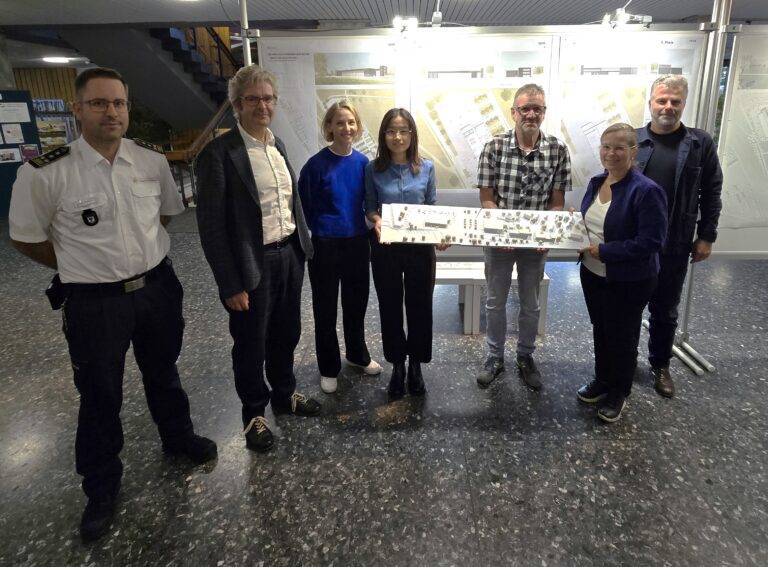 Feuerwehrhaus Nord in Weil am Rhein: Modelle im Rathaus ausgestellt