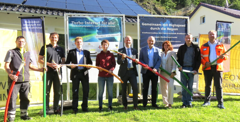 In Buchenbach ist jetzt auch der Glasfaserausbau gestartet