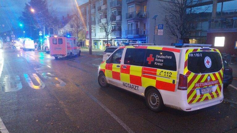 Brand in Freiburg-Waldsee: Acht Personen betroffen