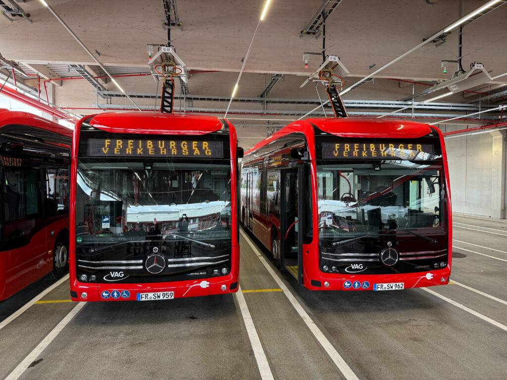 Freiburg schafft Platz zwei im bundesweiten E-Bus-Vergleich