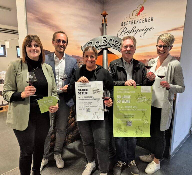 Vogtsburg im Kaiserstuhl feiert 50 Jahre mit 50 Weinen