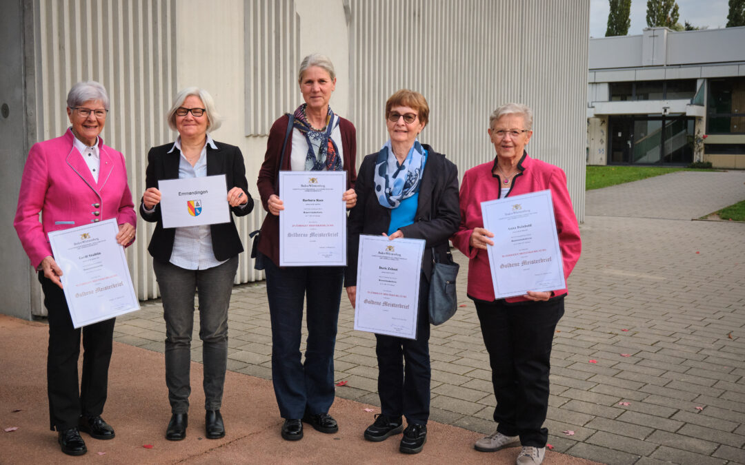 Ehrung für Hauswirtschaftsmeisterinnen im Kreis Emmendingen
