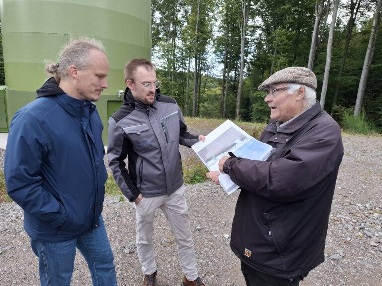 Rüdiger Tonojan besuchte Windkraftanlagen in Freiamt