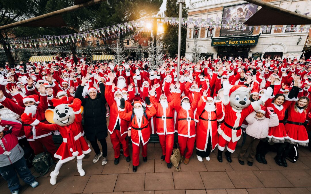 Deutschlands größtes Weihnachtsmann-Treffen im Europa-Park