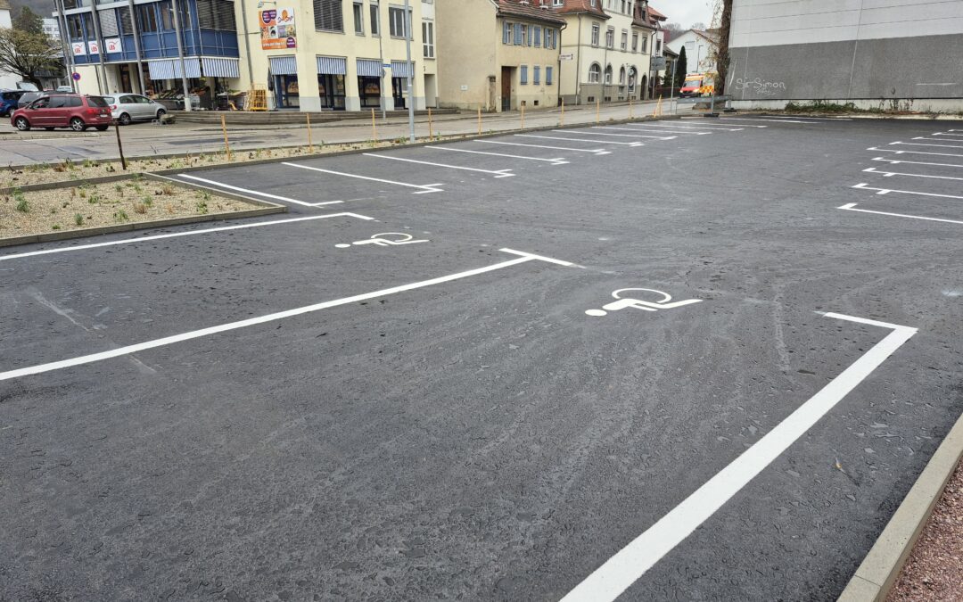 Neuer Parkplatz an der Hochburger Straße in Emmendingen