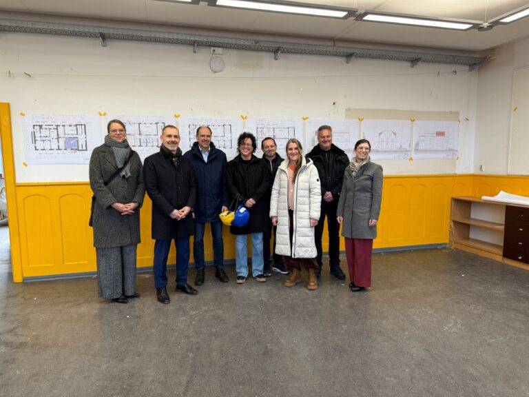 Baubeginn an der Grundschule Tumringen in Lörrach