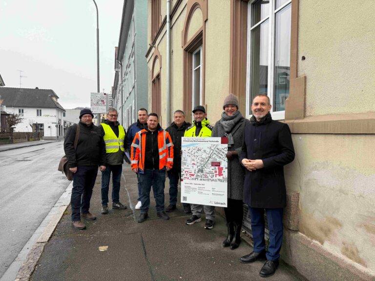 Kanalerneuerung der Teichstraße in Lörrach startet am Donnerstag mit Vollsperrung