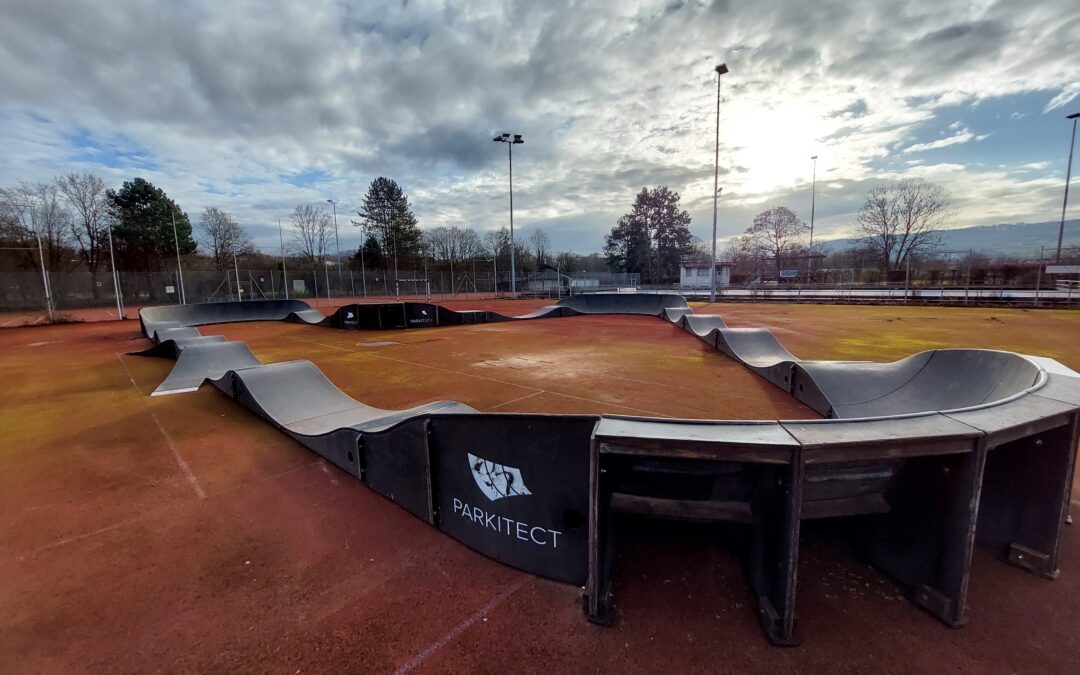 Mobiler Pumptrack zieht  jetzt ins Grütt nach Lörrach