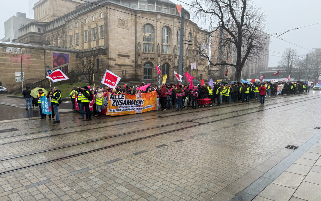 Warnstreik an Universität Freiburg: Rund 250 Beschäftigte dabei