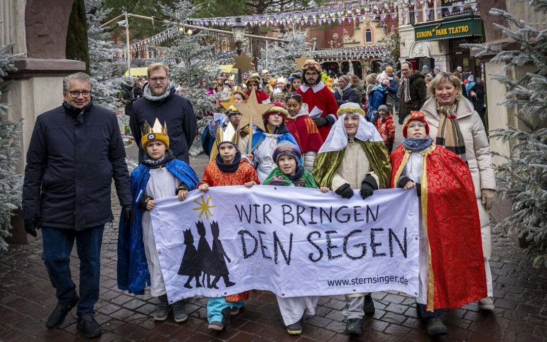 Über 100 Sternsinger bringen Segen in den Europa-Park Rust