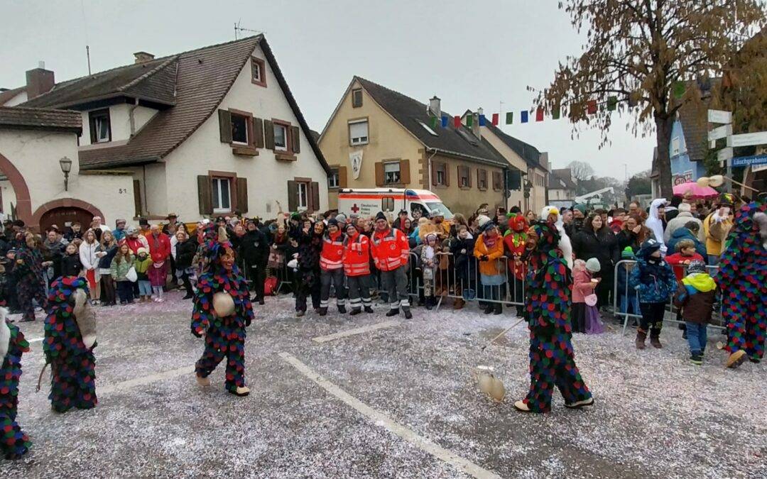 Fasnachtsumzug in Merdingen: Weniger DRK-Einsätze