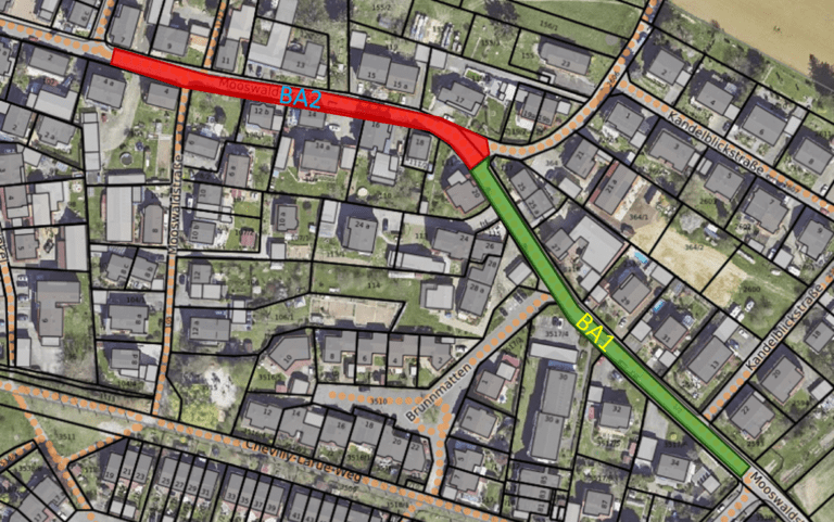 Sanierung der Mooswaldstraße in Freiburg-Hochdorf: Sperrungen & Bus-Umleitungen