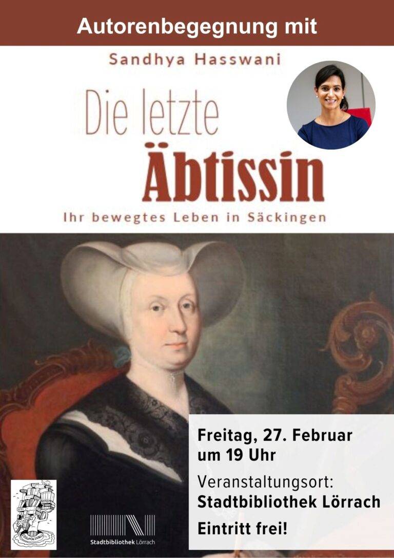Lesung von Sandhya Hasswani am 27. Februar in Lörrach