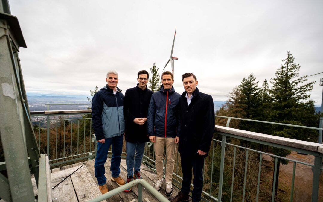 Zwei neue Windräder am Roßkopf liefern jetzt Ökostrom