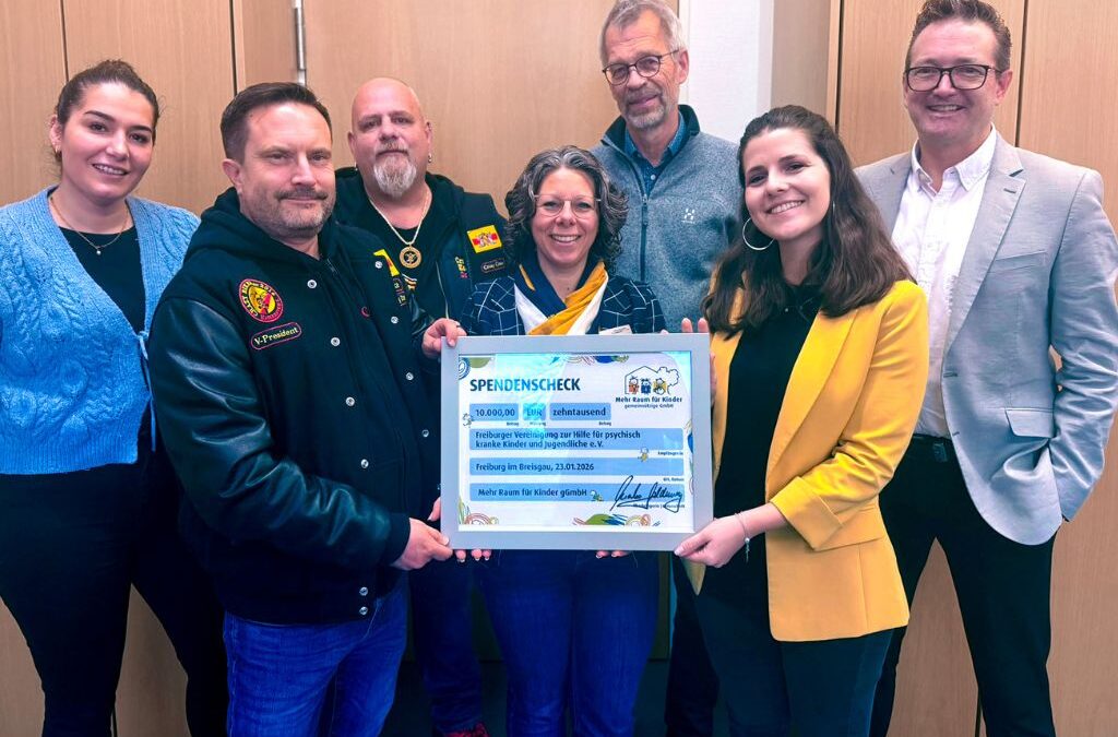 10.000 Euro Spende stärkt Kinderpsychiatrie in Freiburg