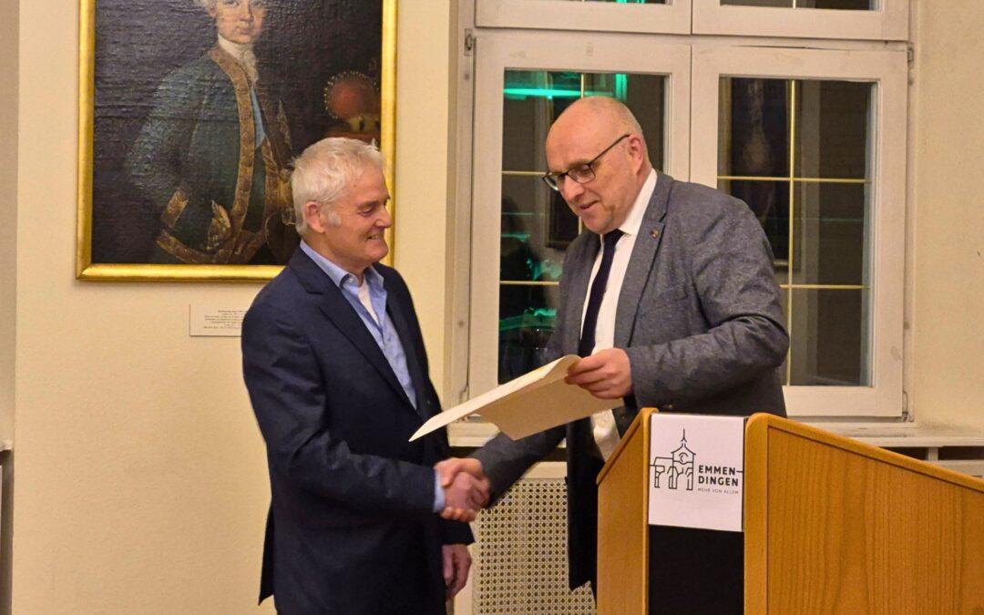 Landesehrennadel für Harry Enderle in Emmendingen