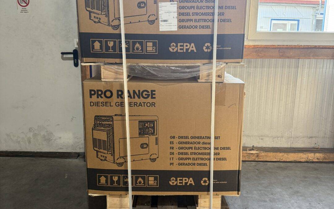 Generatoren aus Emmendingen für Ukraine-Hilfe in Polen angekommen