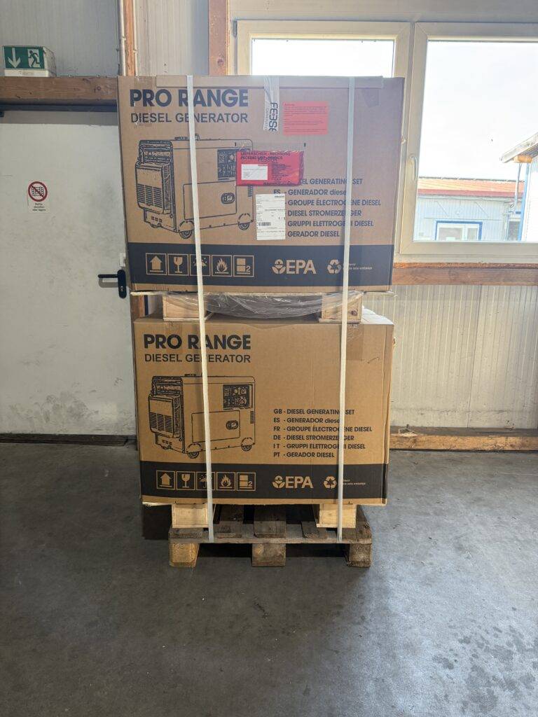 Generatoren aus Emmendingen für Ukraine-Hilfe in Polen angekommen