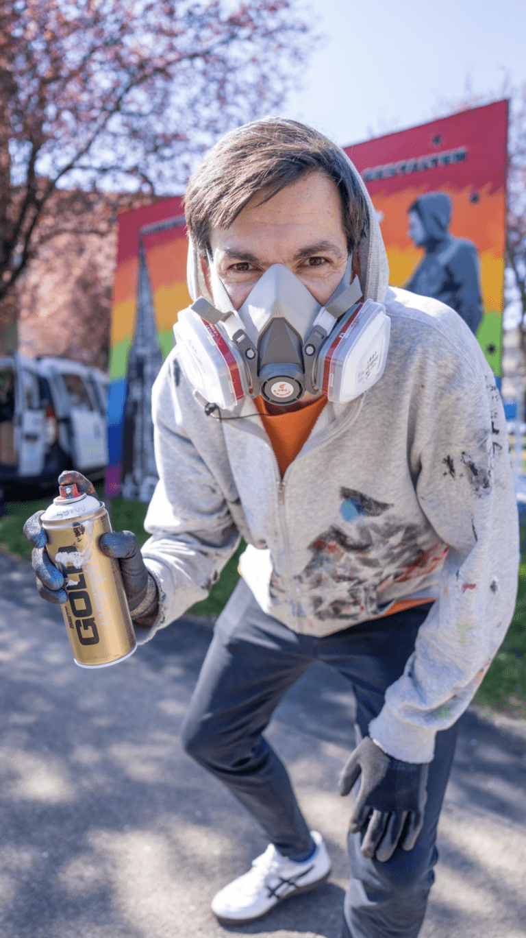 OB-Wahl Freiburg: Martin Horn setzt auf Graffiti im Wahlkampf