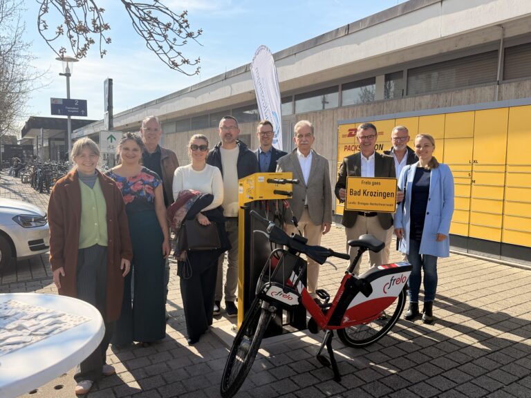 Neue ADAC Radservice-Station am Bahnhof Bad Krozingen