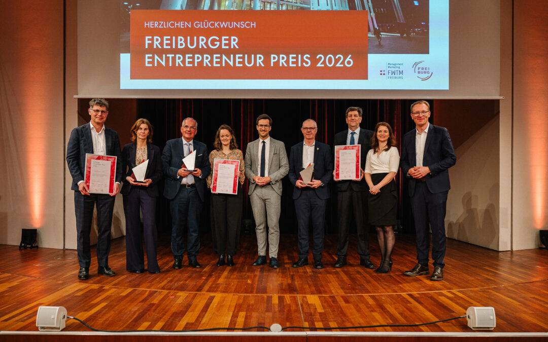 Entrepreneur Preis in Freiburg für 2026 verliehen