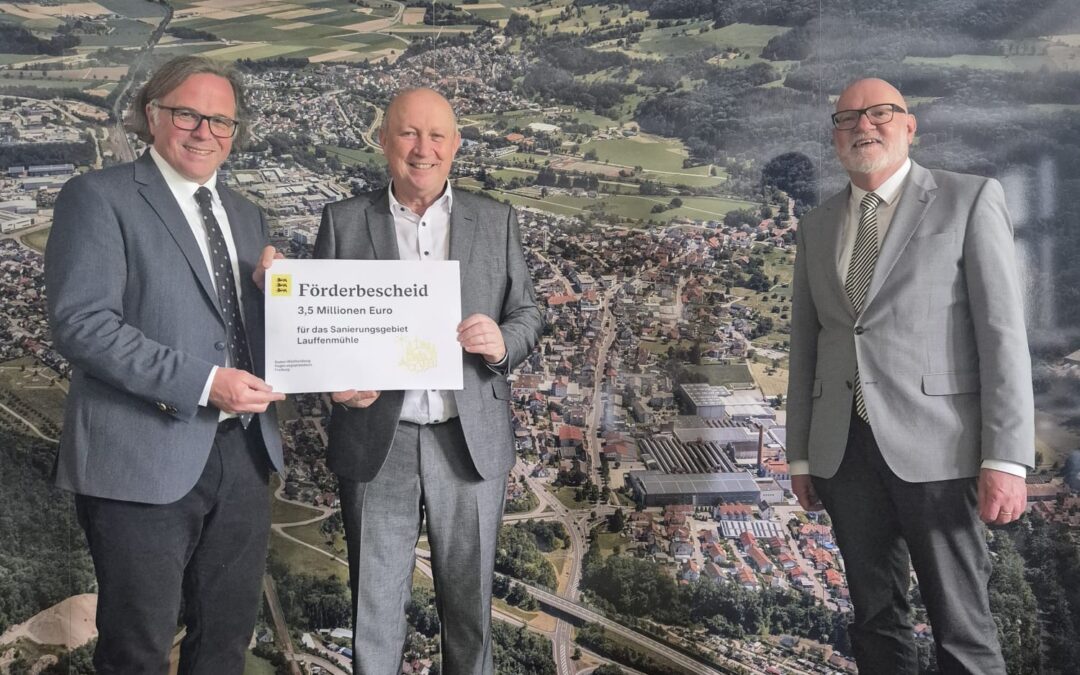 3,5 Millionen Euro Förderung für Lauffenmühle in Lauchringen