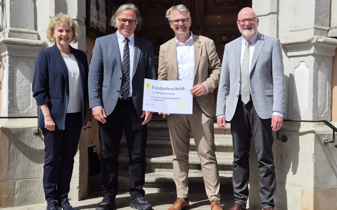 1,2 Millionen Euro Förderung für Innenstadt Waldshut-Tiengen