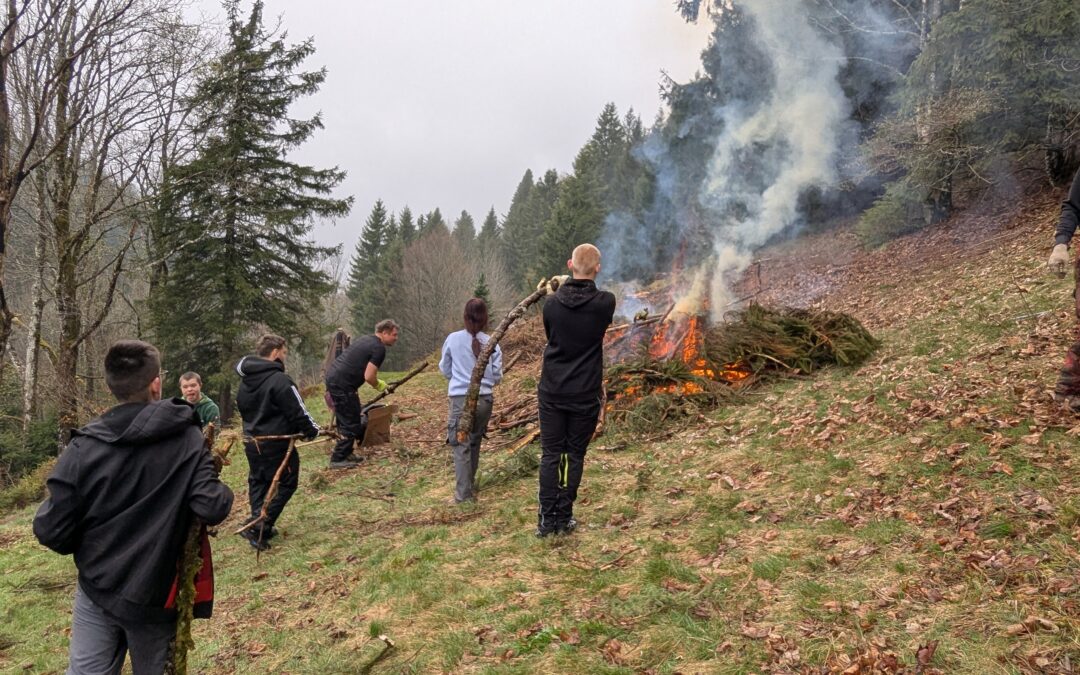 Landschaftspflegetag im Kostgefäll bei Simonswald