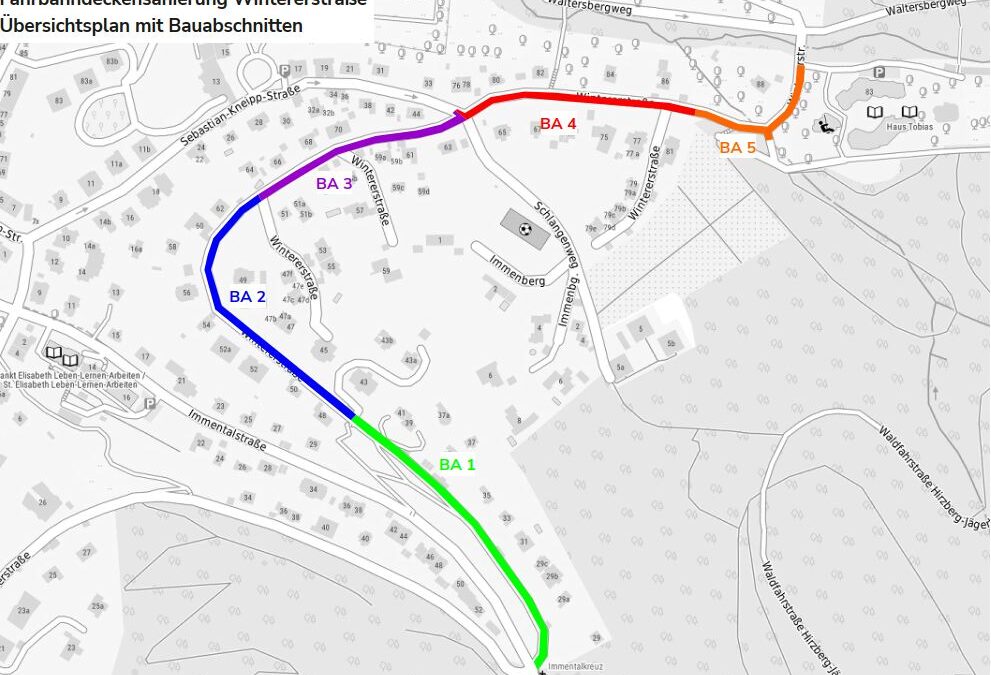 Freiburg-Herdern: Die Wintererstraße wird ab 18. Mai saniert