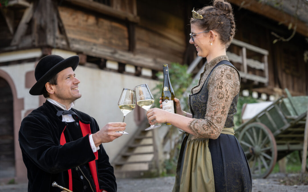 Vogtsbauernhof Gutach feiert Weintag am 16. August