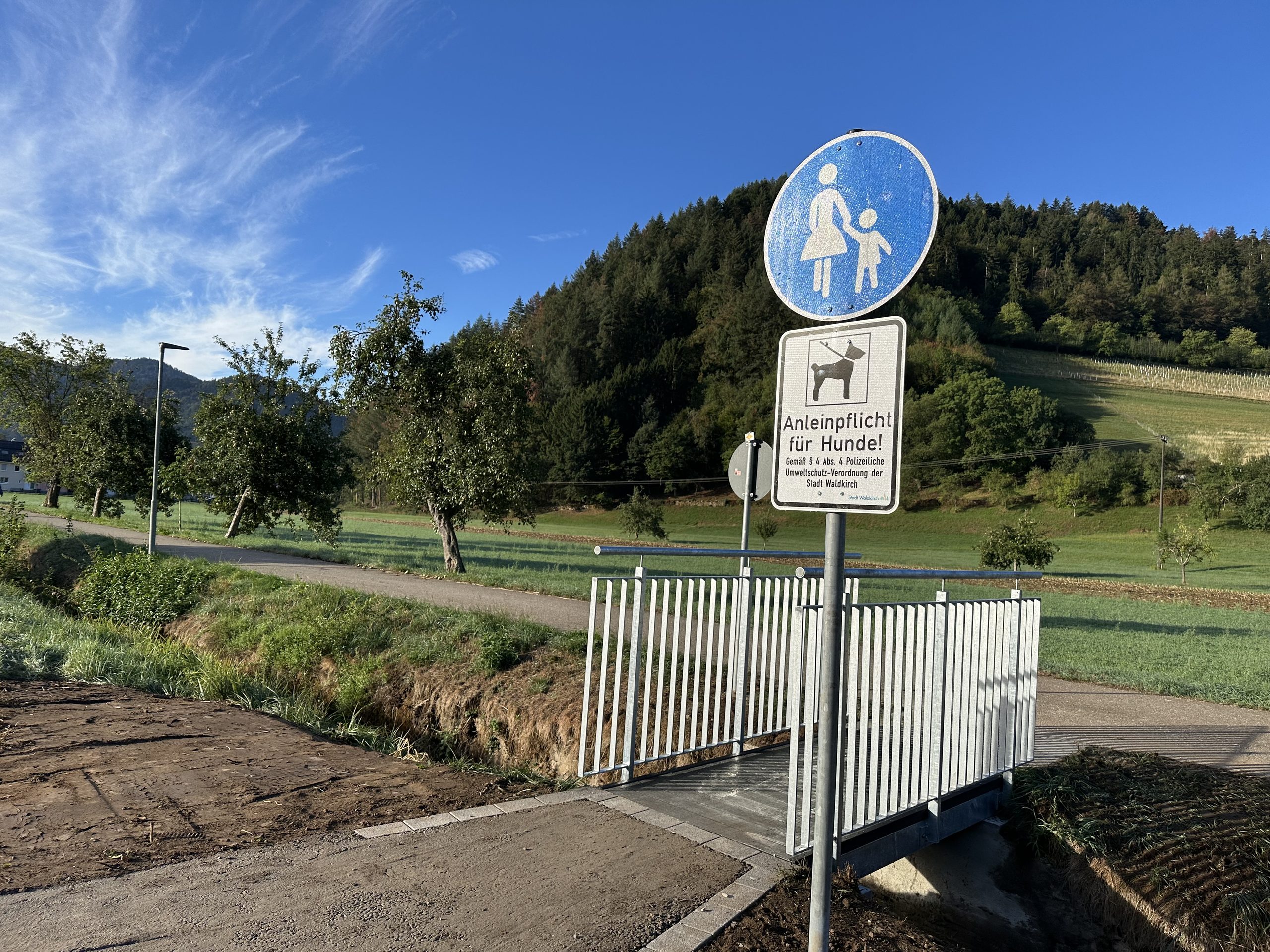 Waldkirch: Neuer Steg am Kohlenbach ist geöffnet